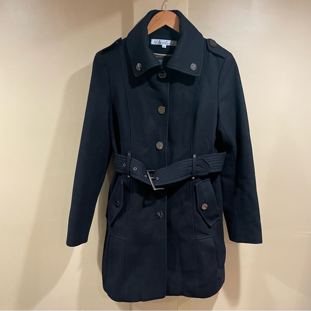 ✨Kenneth Cole New York Women’s Black Wool Peacoat